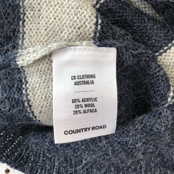 Girls size 12 COUNTRY ROAD knitted stripe dress - Picture 6 of 8